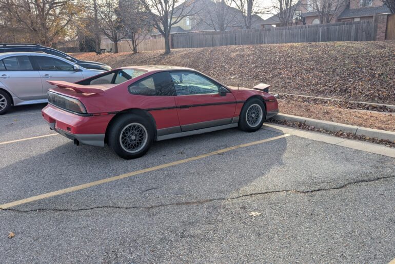 Just a regular Fiero GT spotted in a regular ole Walmart parking lot.