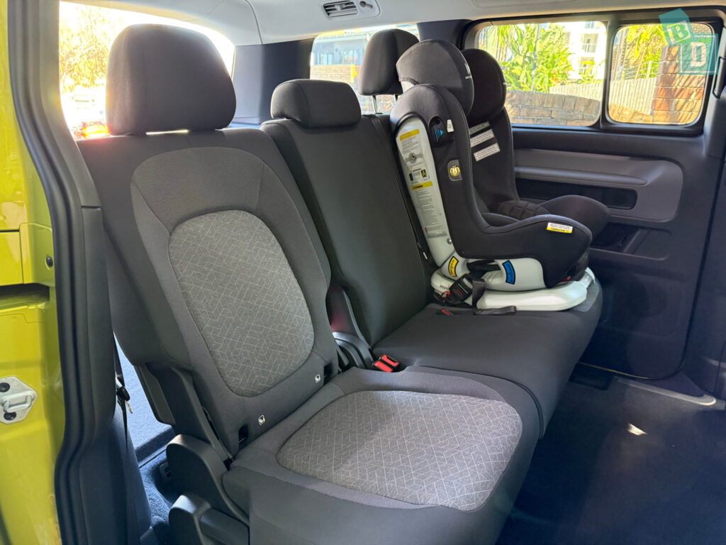 2025 Volkswagen ID Buzz Pro SWB sliding second row seats