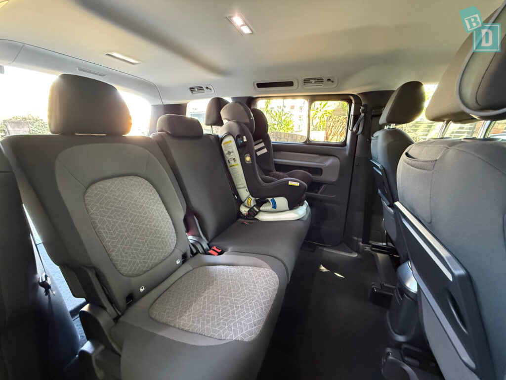 2025 Volkswagen ID Buzz Pro SWB ISOFIX child seat anchorages in the second row