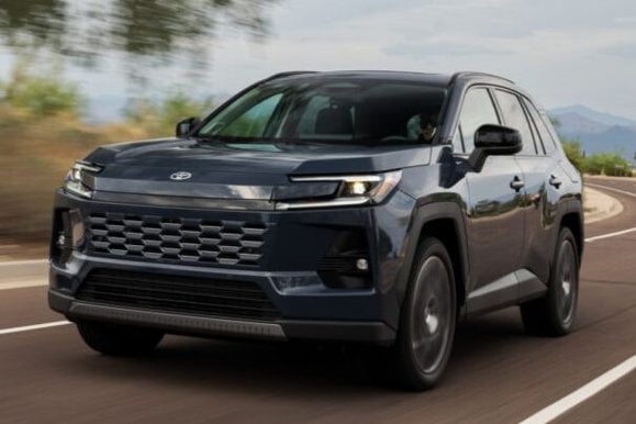 Toyota RAV4 2026 redesign blue grey