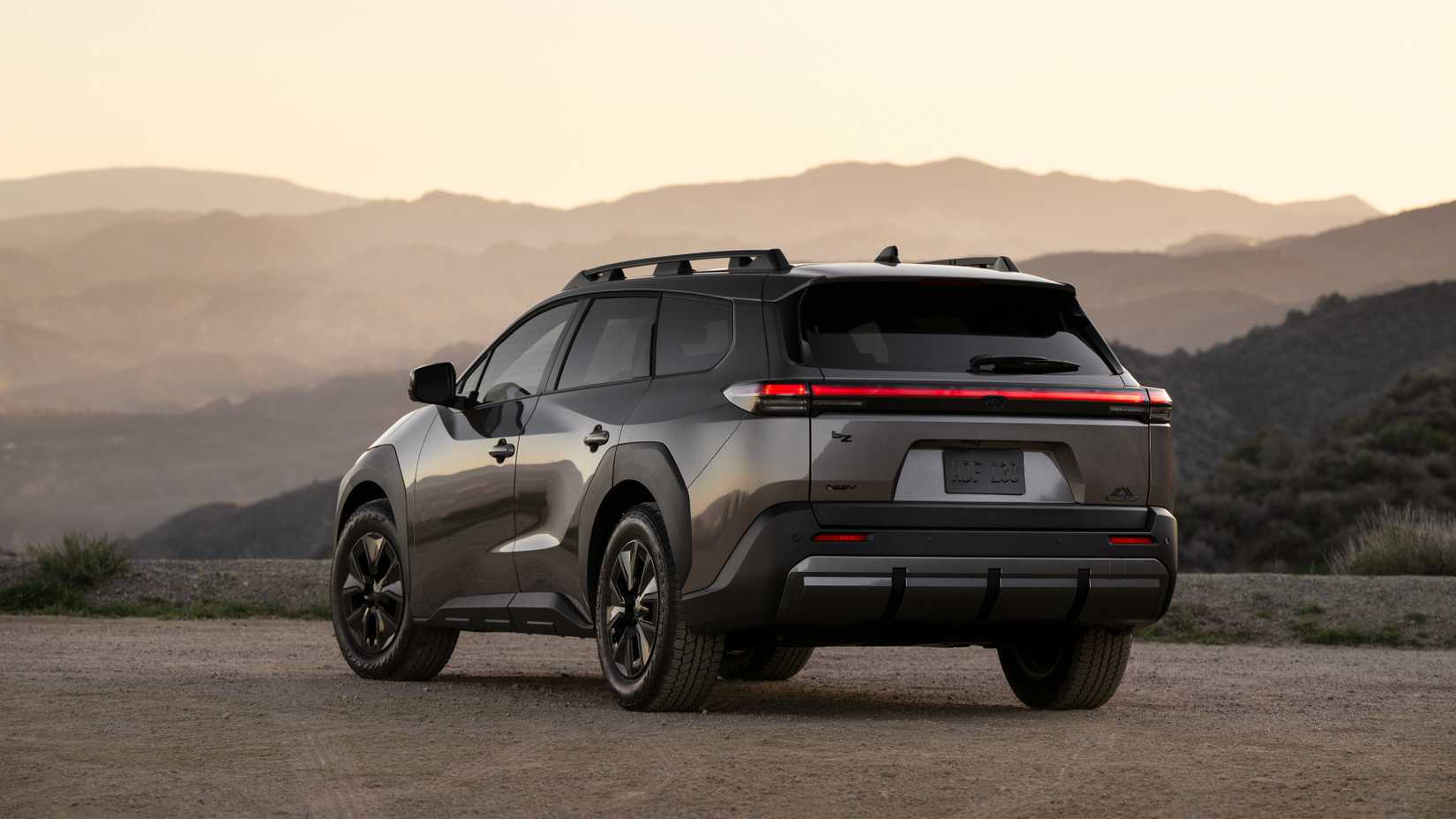 2026 Toyota bZ Woodland back 3/4 view