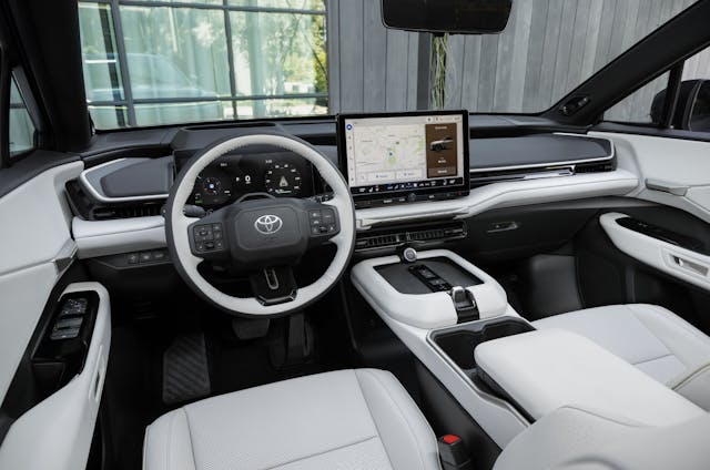 2027 Toyota Highlander interior front cabin area