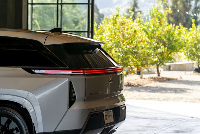 2027 Toyota Highlander exterior rear taillamp detail