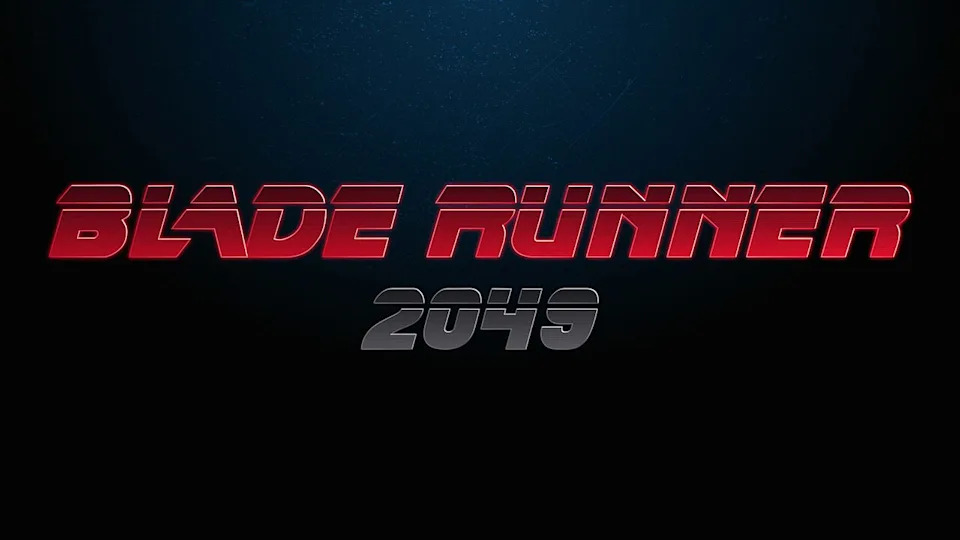 Blade Runner 2049 logo.