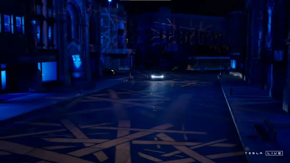 Tesla Cybercab unveiling in 2024.