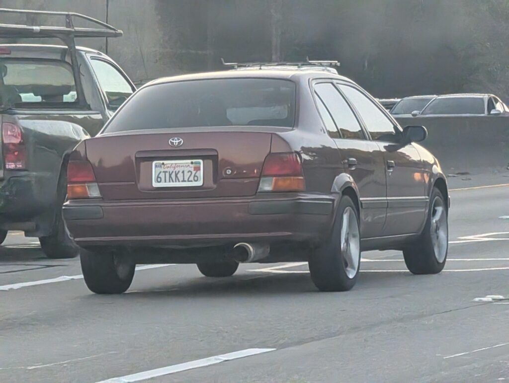 1995 Toyota Tercel 4-Door, the official car of "oh yeah they made sedans of those"