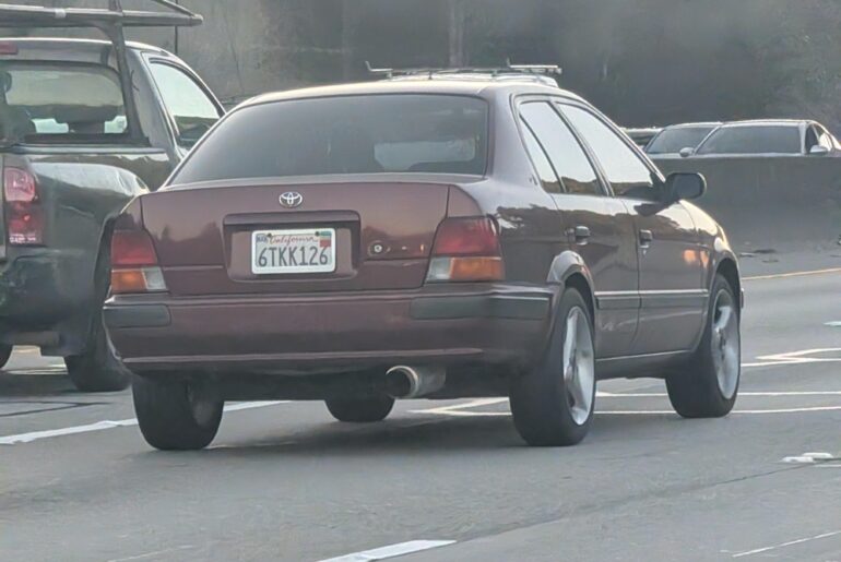 1995 Toyota Tercel 4-Door, the official car of "oh yeah they made sedans of those"