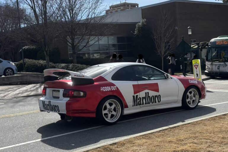 Spotted this immaculate [Toyota Celica GT-Four ST205] with a beautiful rally-inspired livery