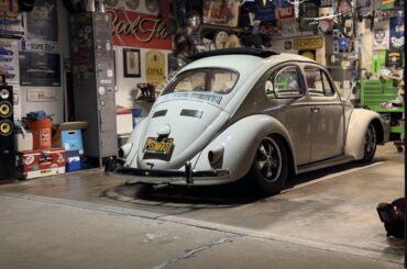 Good lighting today in the garage.