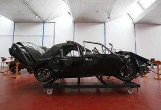 In 1973, Spanish Prime Minister Luis Carrero Blanco was killed when his Dodge 3700 GT was blasted by a bomb planted in the road five stories over a church into a second floor terrace on the other side. The wrecked car has been preserved to this date in a museum