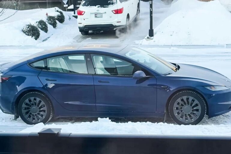 A Tesla Model 3 Sat Overnight At -33°F. Charging And Efficiency Took A Huge Hit