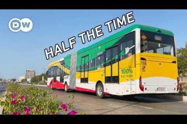 Senegal cut traffic in half with electric busses