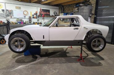 Well it's official all the fabrication work on Project Mosquito's custom chassis is complete. The next step is finish weld, paint and then it'll be time to make a new wide body, body shell.