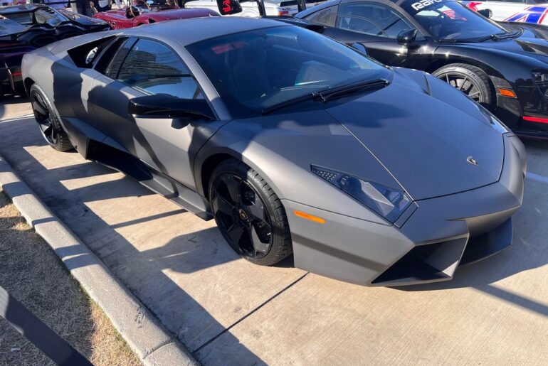 [Lamborghini Reventón] at Coffee & Cars in Houston, Texas