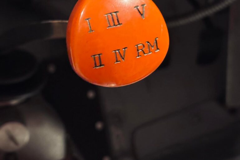 Great, now all I can think about is finding a shift knob with Roman numerals.