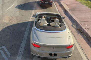 [Bentley GTC V8] seen from above