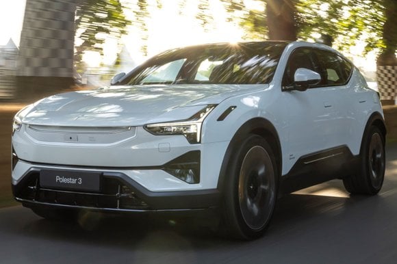 Polestar 3 white color ev