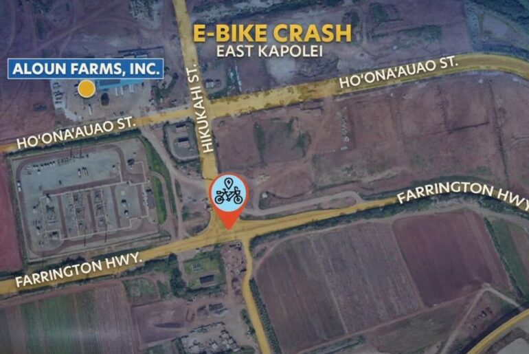 E-bike rider critically injured in Kapolei collision