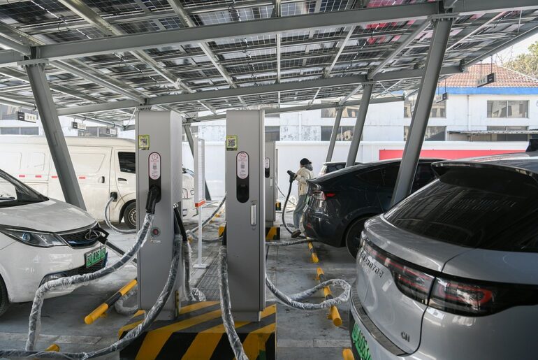 China's EV infrastructure sees nearly 50% surge in charging plugs