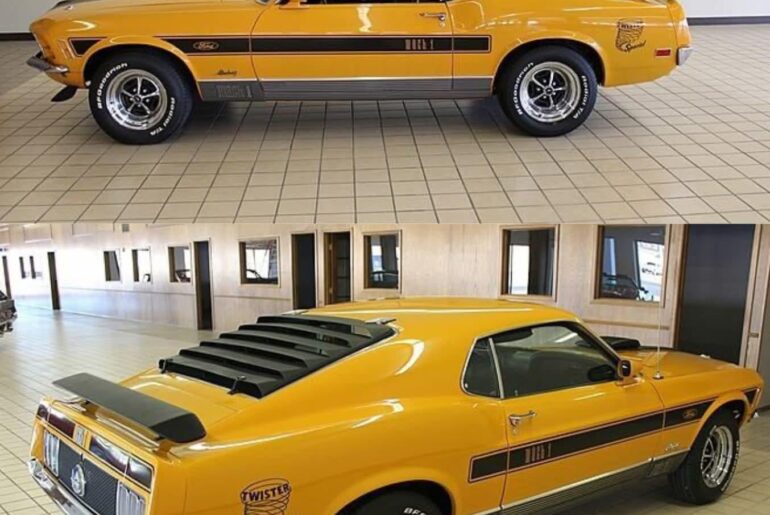 Rare 1970 Ford Mustang Mach 1 Twister Special