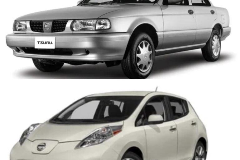 Nissan Manufactured both of these cars in 2017. What are some other lineups that look like wildly different generations?