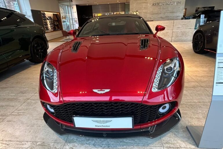 Saw this[Aston Martin Vanquish Zagato S Brake]at Aston in Manchester yesterday.