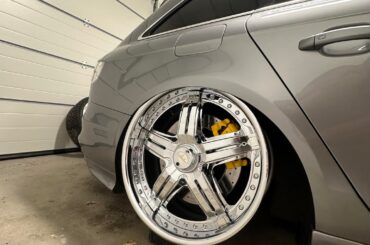 Test fitting my spinner wheels for my B8