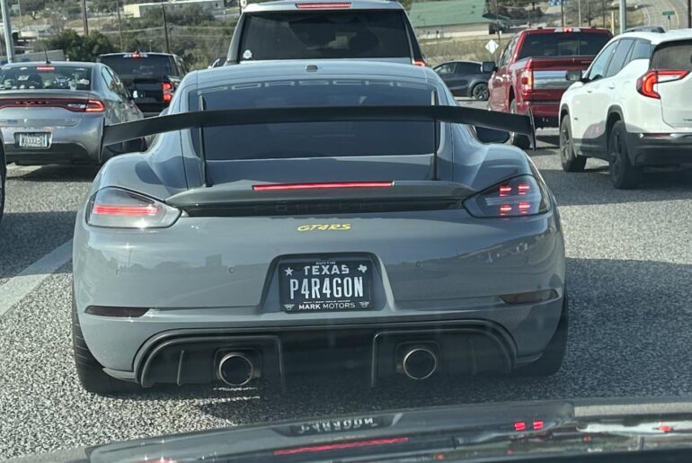 [Porsche 718 Cayman GT4 RS] Not my first time seeing one, but my first time hearing one. Sounded fantastic.