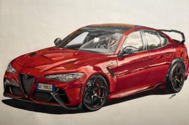Alfa Romeo Giulia GTAm drawing [2048x1536]