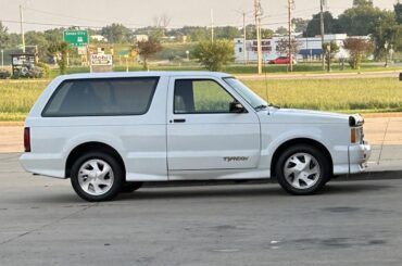 [1993 GMC Typhoon] w/ gold lettering.