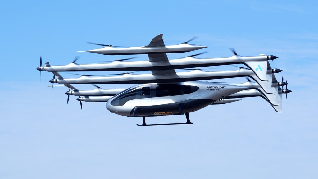 AutoFlight describes eVTOL aircraft Matrix as the largest of its kind in the world. Photo: Handout