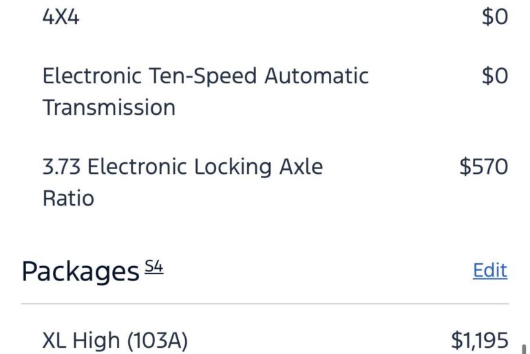 What is the difference between XL High(103A) XLT base(300A) and XLT (302A) on new F150 supercabs