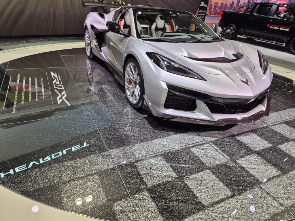 Chevy Corvette ZR1X spotted at the Canadian Auto Show