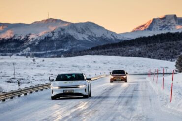 Lucid tops NAF winter test range in record cold