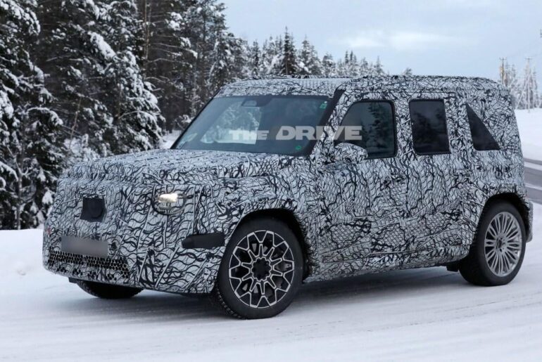 Mercedes Baby G-Class Spied in Winter Testing From Every Angle