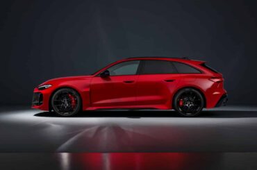 The Audi RS5 Avant, a wagon version of the vehicle.