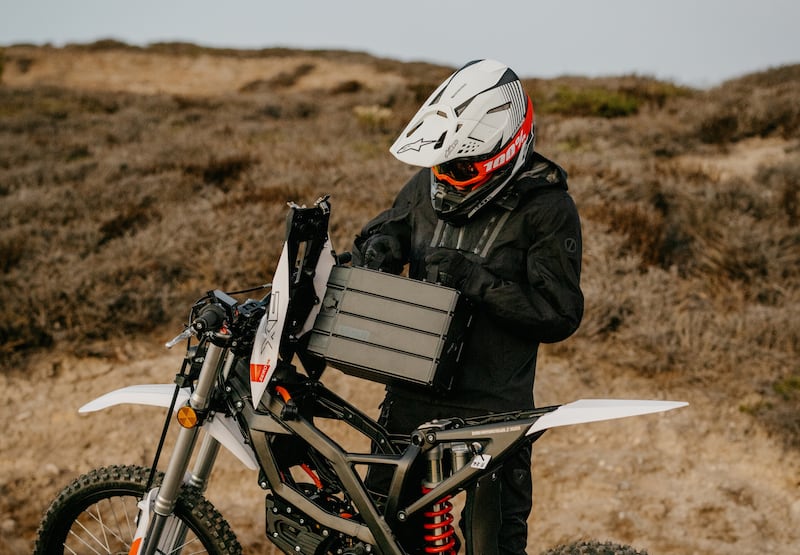 The battery can be removed for easier charging