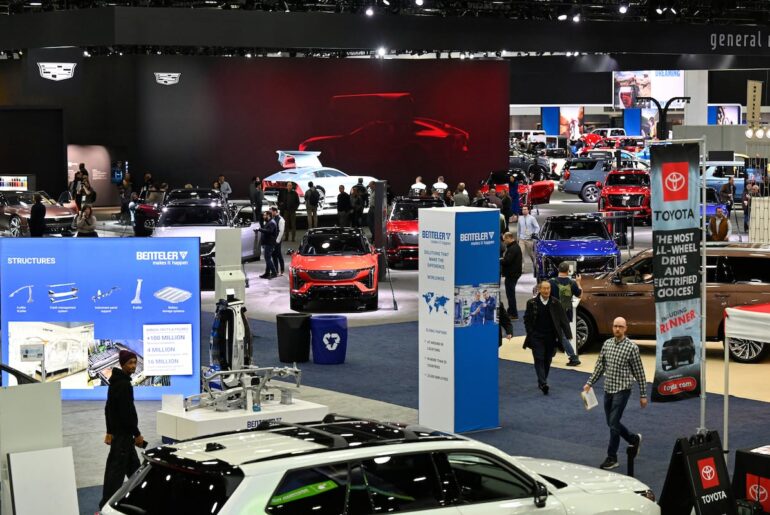 At Detroit auto show, spotlight dims for EVs – AgriNews