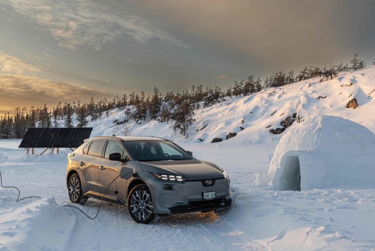 Solar Power Used To Charge An EV In The Sub-Arctic