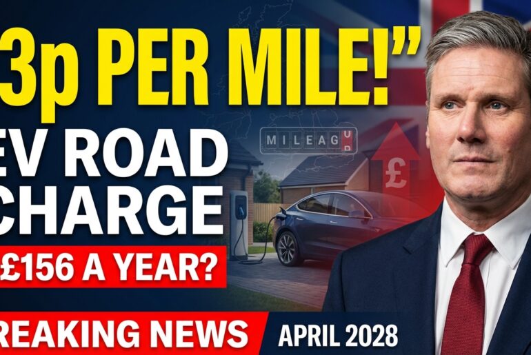 Electric Car Road Pricing – Some Drivers Could Pay £156.51 More Under New 3p Per Mile Rule