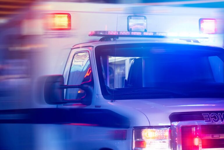 person on e-bike struck by vehicle Saturday morning