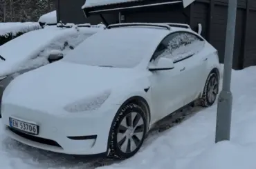 This Norway man decided to freeze the battery in this Tesla Model Y LFP to see how it would perform when cold