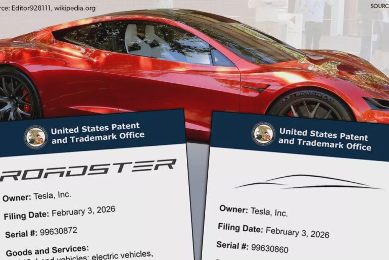 Tesla Reveals New Roadster Logos in Trademark Filings