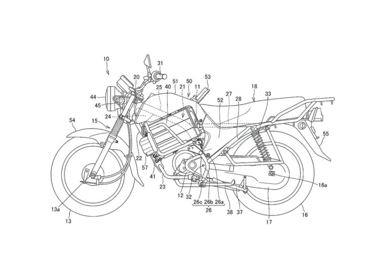 Honda patent shows simple electric motorcycle for price-conscious markets