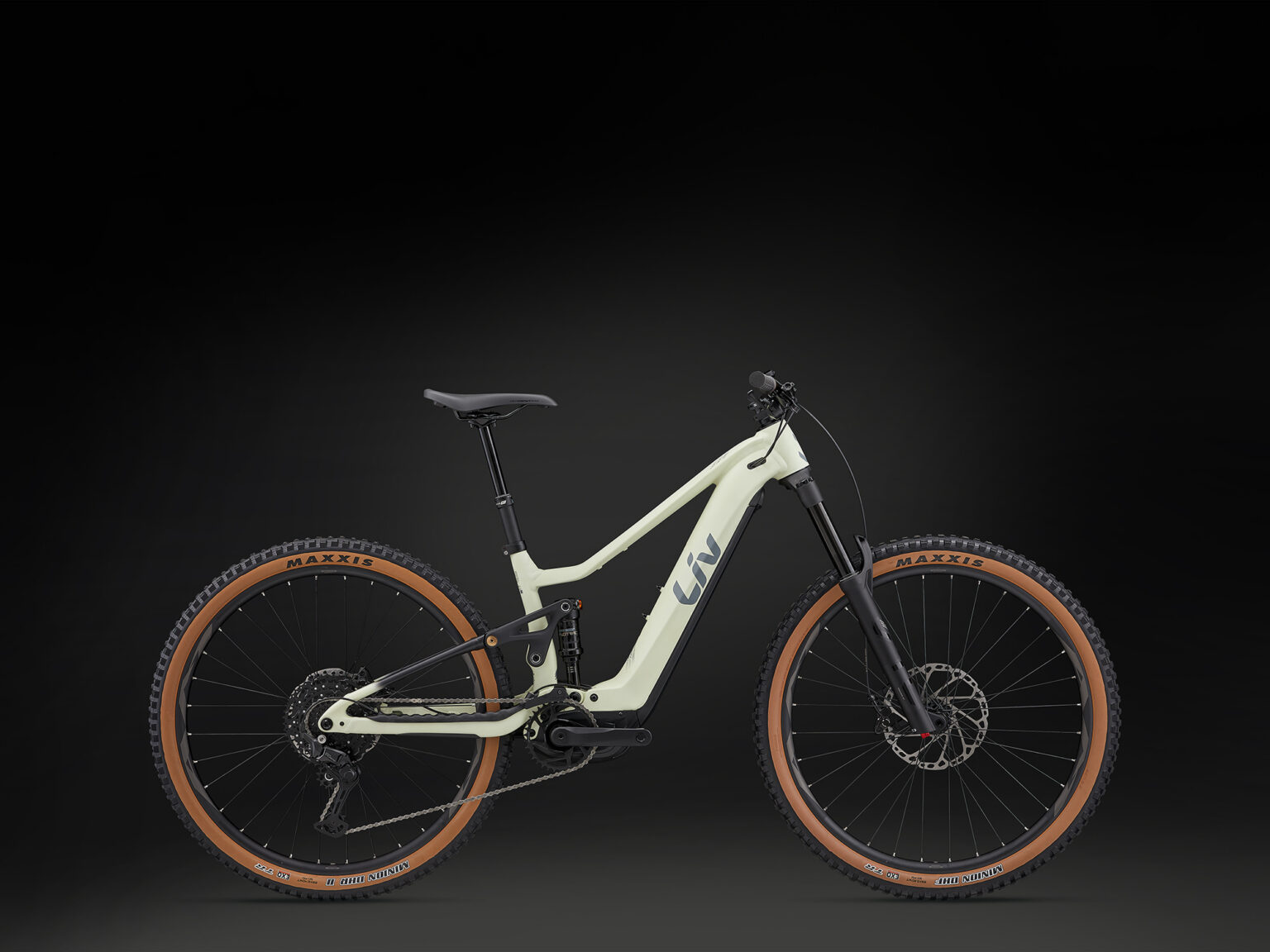 Liv Embolden E+ e-bike with 140mm of travel and 150mm fork