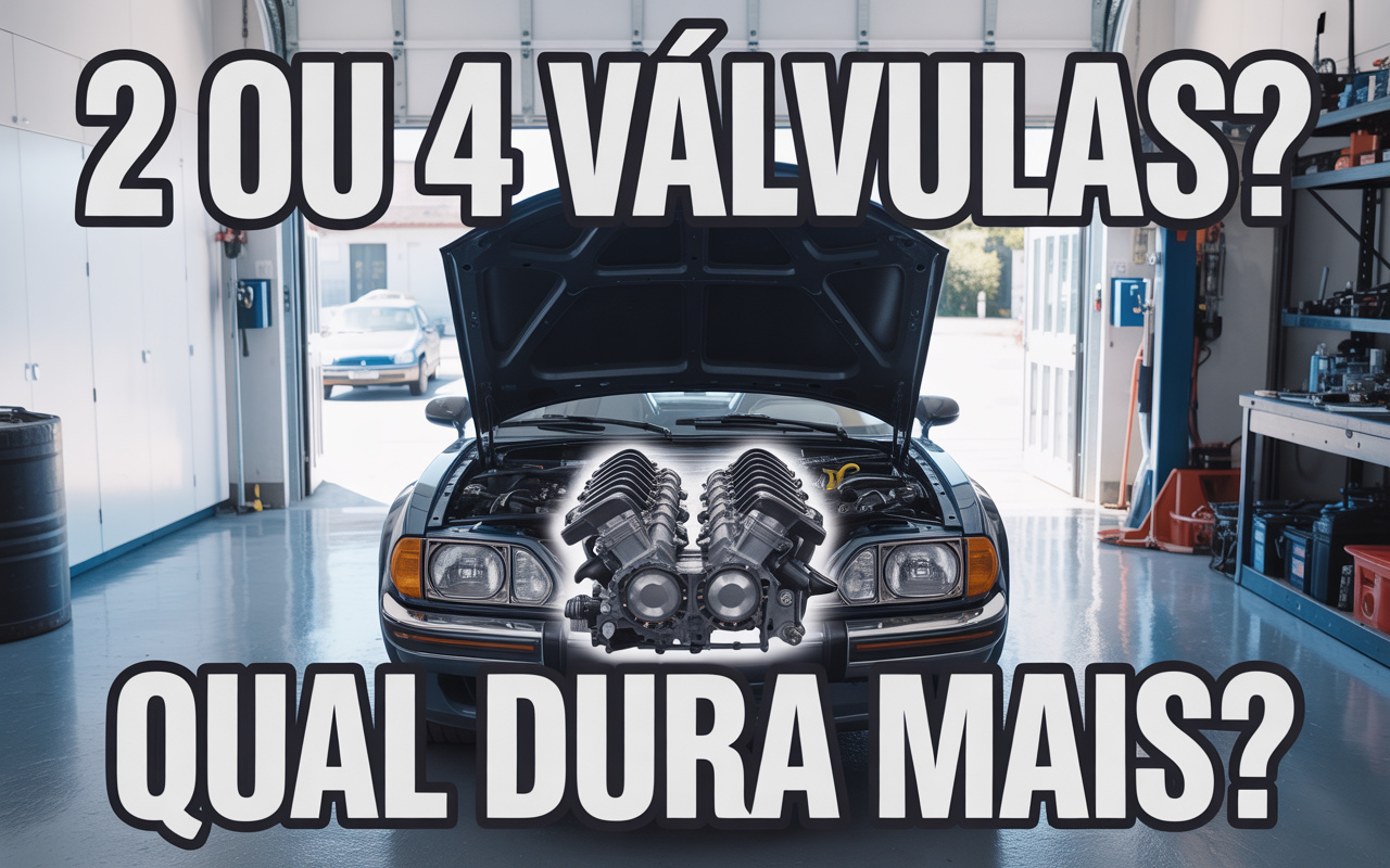 Menos válvulas, menos peças e menos falhas: por que motores com apenas duas válvulas por cilindro podem durar mais que projetos multiválvulas nos carros populares
