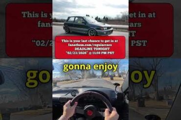 Regular Car Reviews - We're in the final hours! #cars #toyota #toyotastarlet