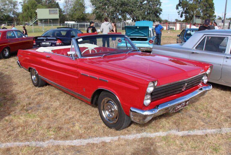 1967 Mercury Comet Caliente convertible, assembled by Ford Australia from kits shipped from Ford Canada (thank you, tarriffs!)