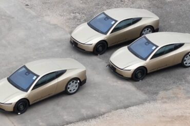 Multiple newly built Tesla Cybercabs spotted at GigaTexas