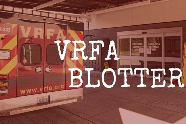 VRFA Blotter: chest discomfort, vehicle into building, fall off e-bike & more
